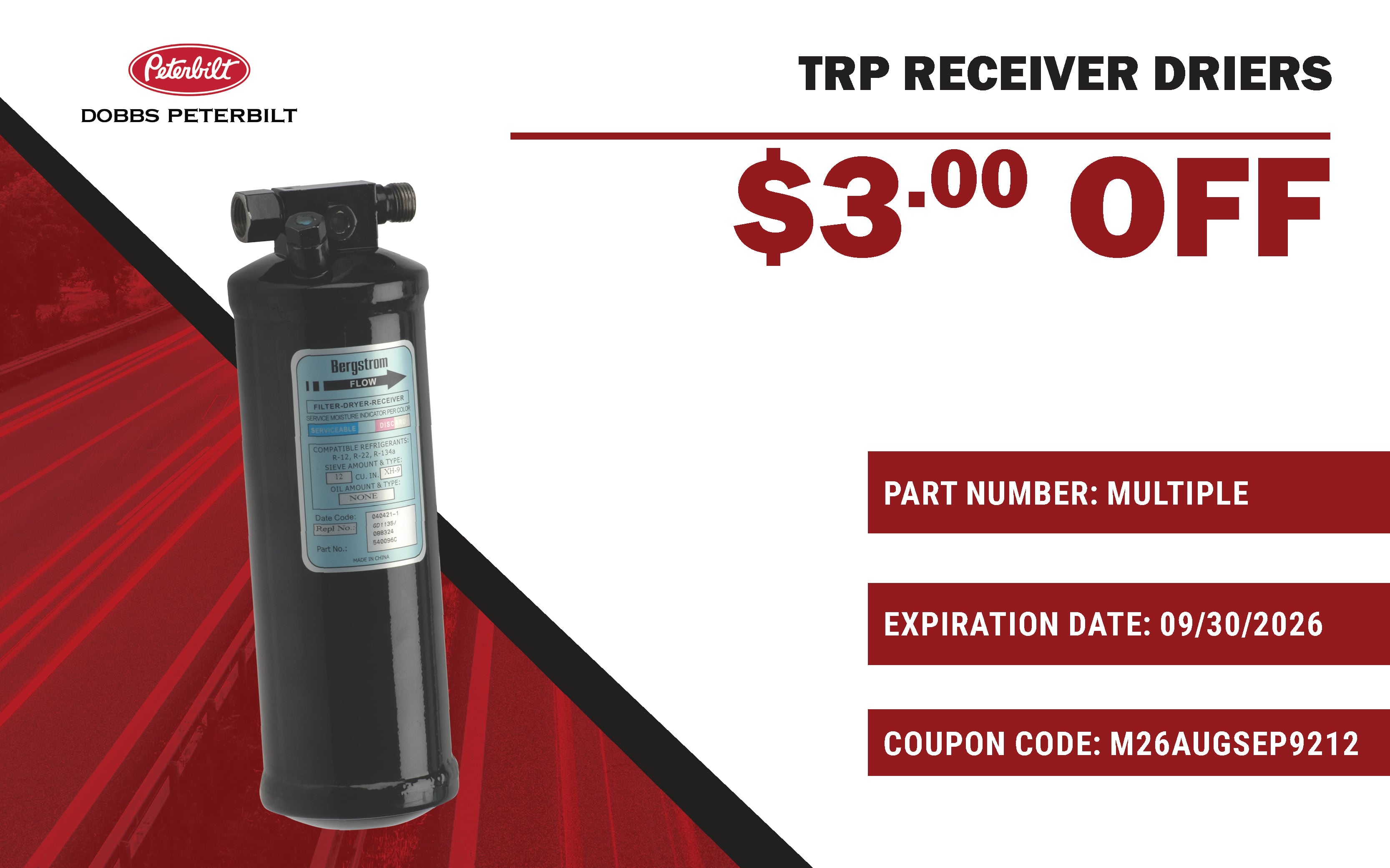 trp receiver driers